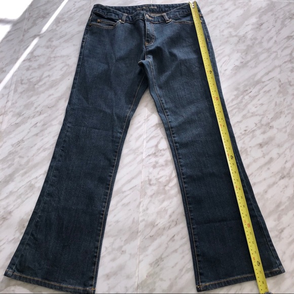 Michael Kors Dark Wash Bootcut Jeans Size 8 Petite - Picture 7 of 7